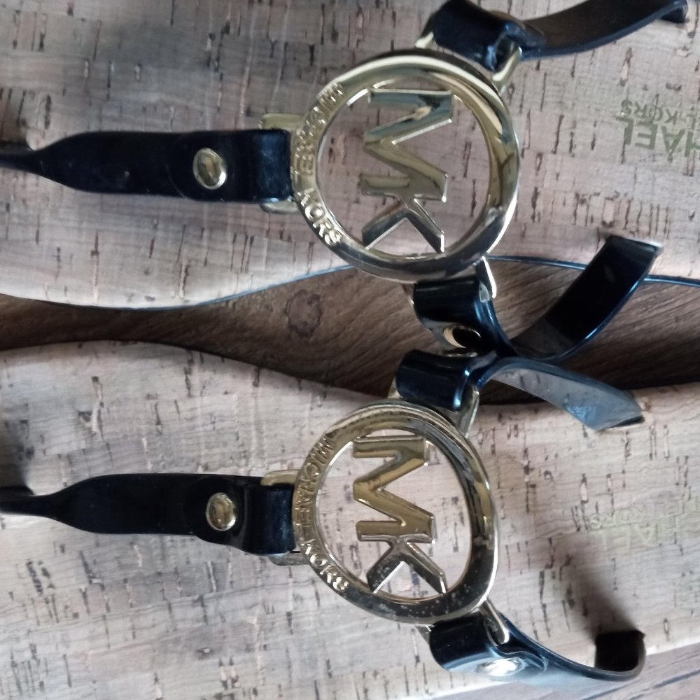 Black Michael Kors Slip Ons